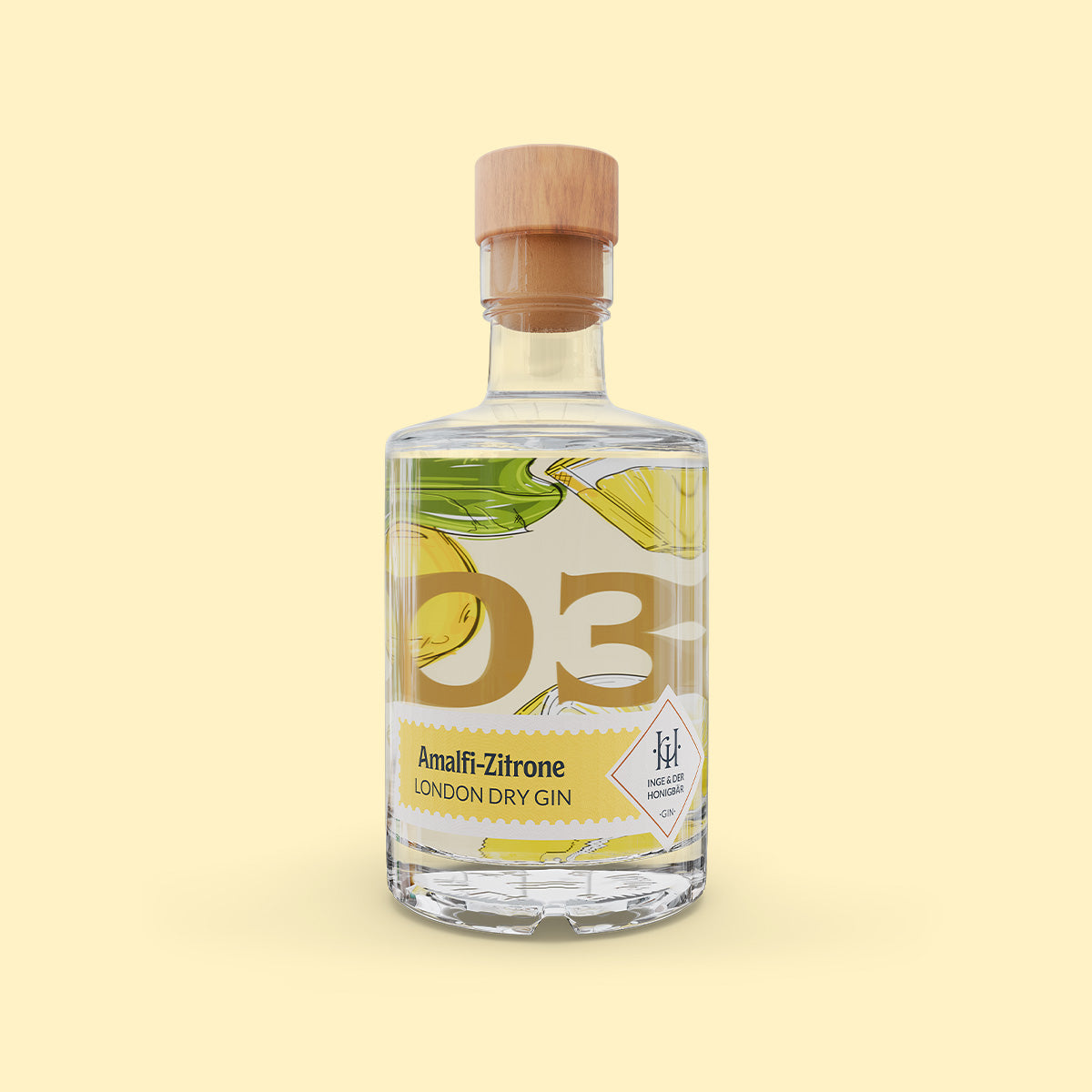 Inge und der Honigbär Amalfi-Zitrone– Gin NO. 03 50 ml Flasche