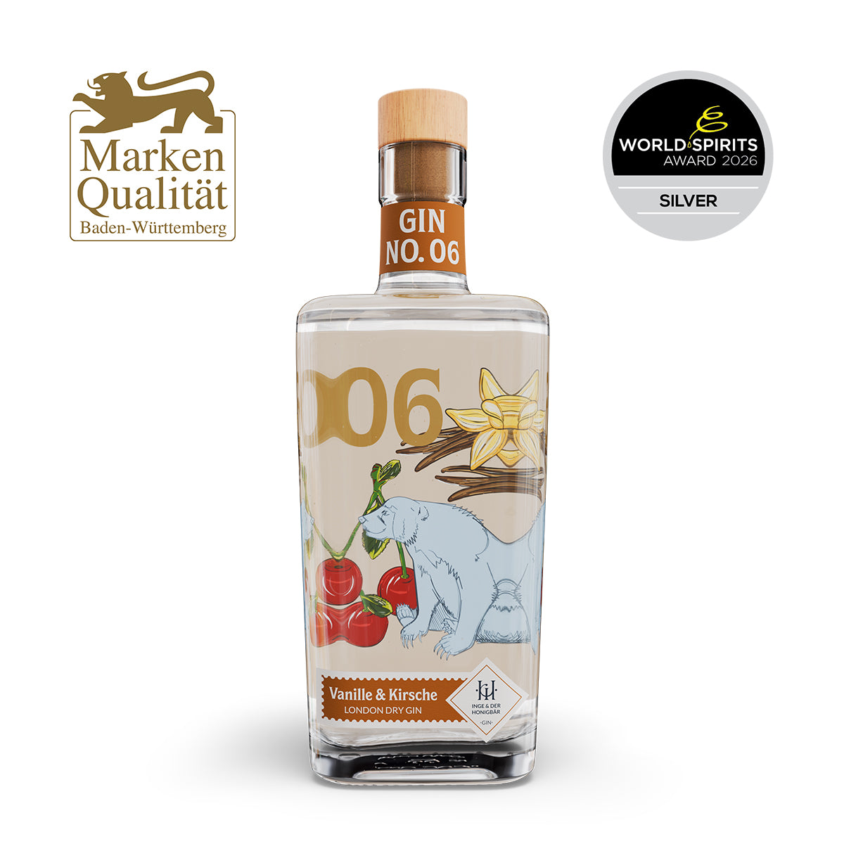 Vanille & Kirsche – Gin NO. 06 | 0,5L