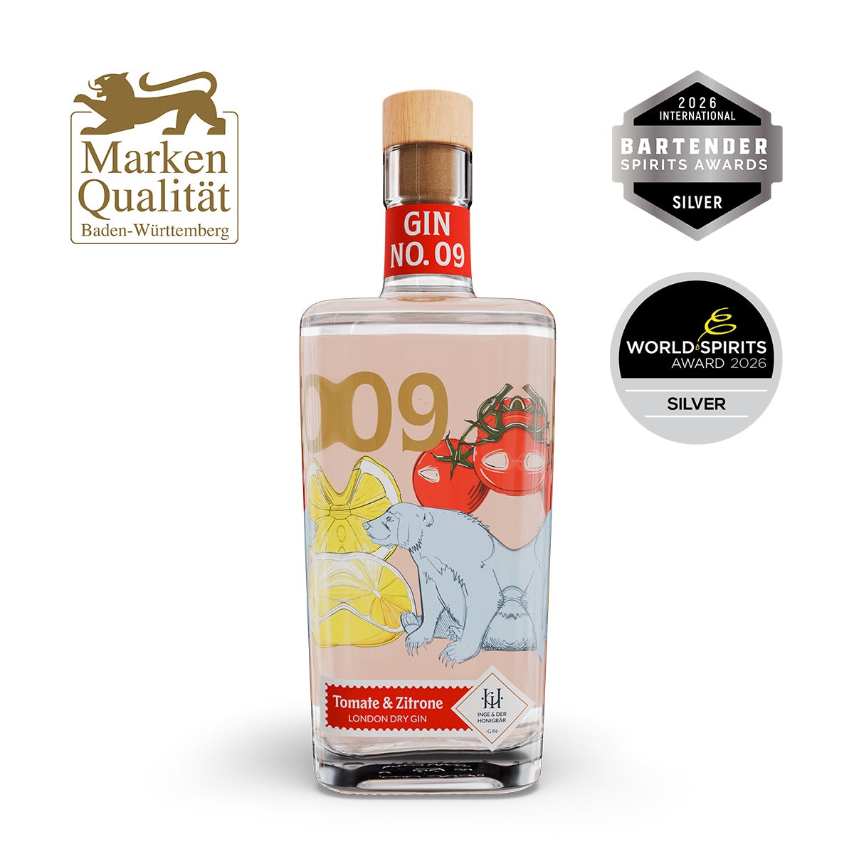 Tomate & Zitrone – Gin NO. 09 | 0,5L