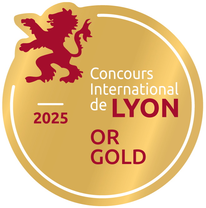Auszeichnung Concours International de Lyon Gold 2025 für den Inge und der Honigbär Gin NO 05