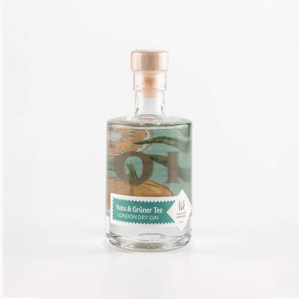 Inge und der Honigbär Yuzu & Grüner Tee – Gin NO. 01 50 ml Flasche