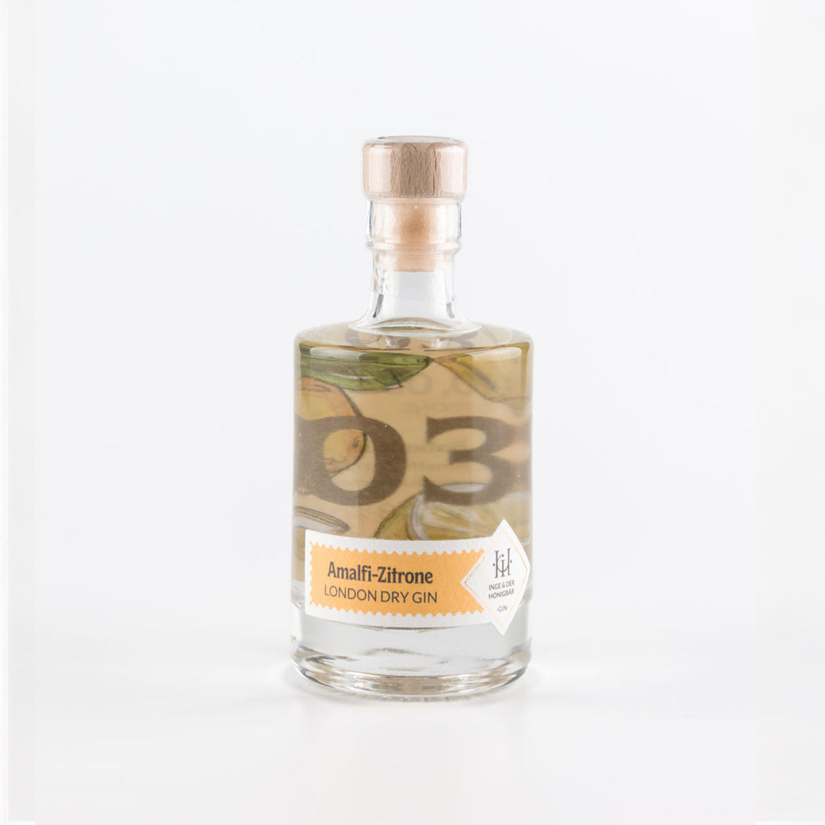 Inge und der Honigbär Amalfi-Zitrone– Gin NO. 03 50 ml Flasche