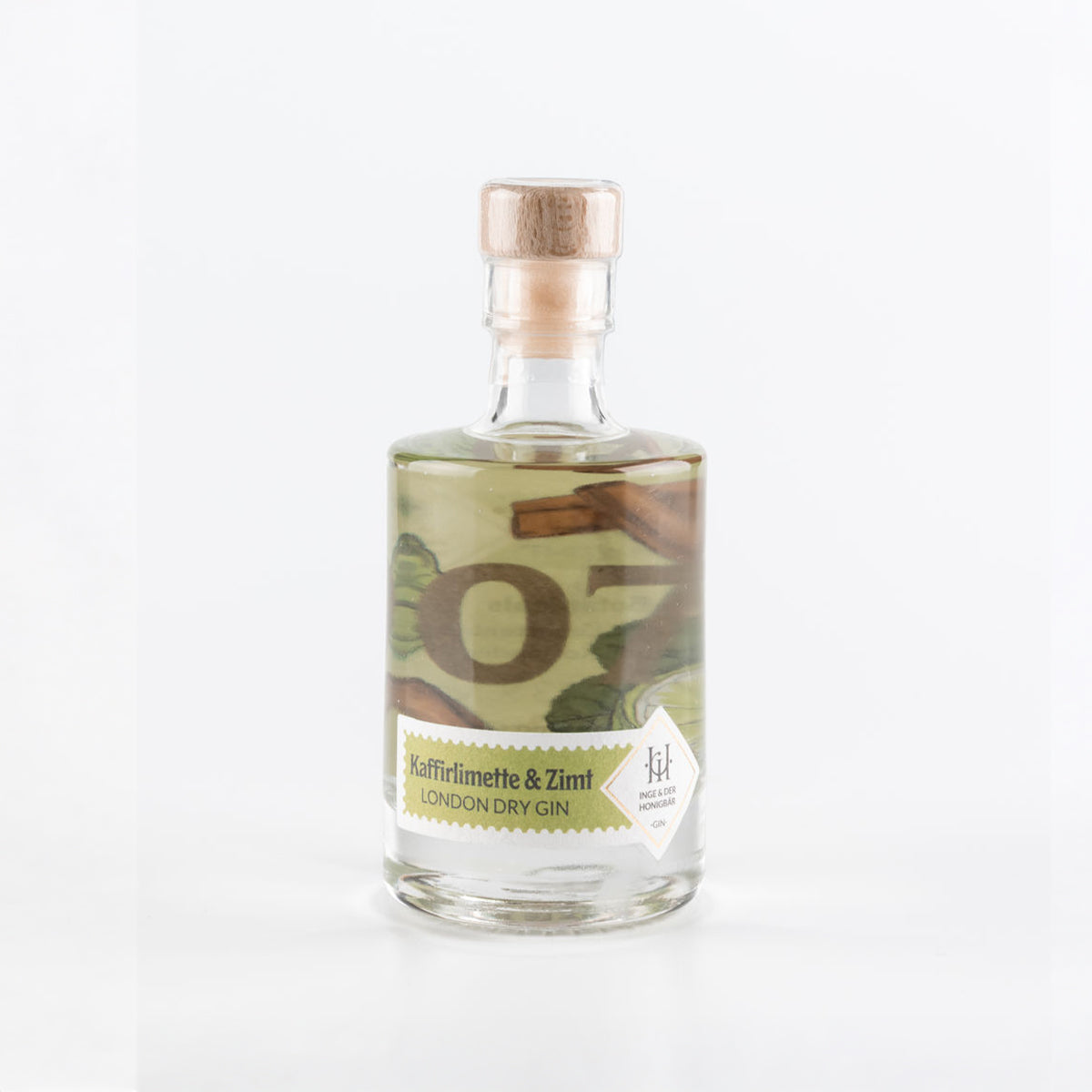 Inge und der Honigbär Kaffirlimette & Zimt – Gin NO. 07 50 ml Flasche