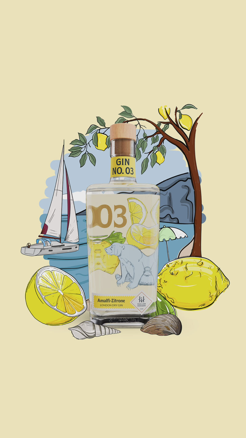 Trinkempfehlung Inge und der Honigbär Gin NO. 03